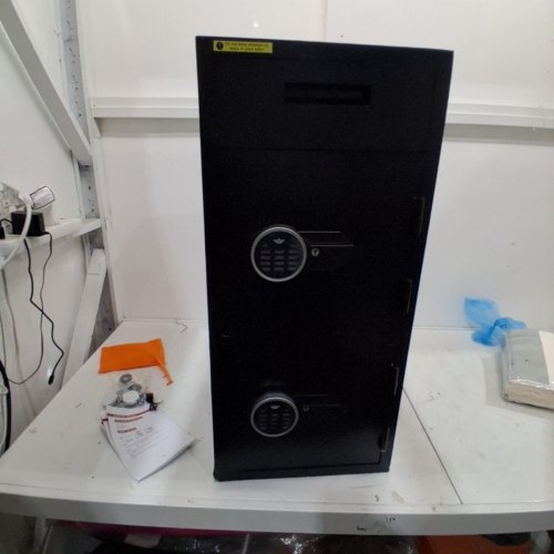 KARBEEN FIREPROOF/WATERPROOF ELECTRONIC DEPOSIT SAFE BOX - BLACK (MODEL: KMT-75D) image 3