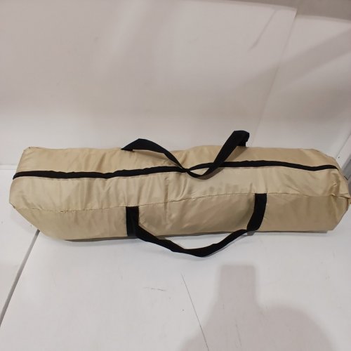 EASY SETUP WATERPROOF CAMPING TENT FOR 3-4 PERSONS WITH VENTILATION WINDOWS - TAN / BLACK image 6