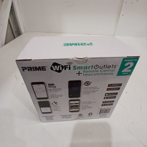 2PK PRIME OUTDOOR APP CONTROLLED SMART OUTLETS - BLACK (MODEL: 1829553) image 3