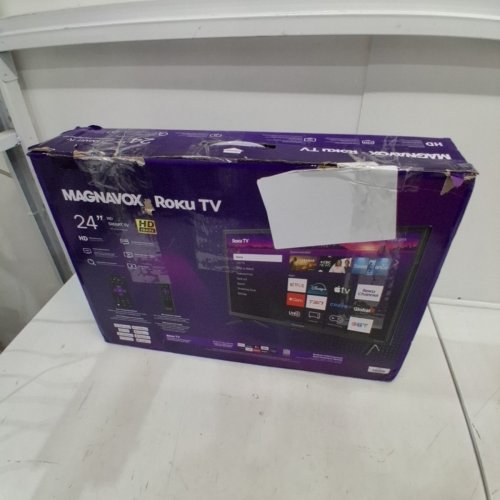 MAGNAVOX ROKU 720P TELEVISION - 24" - BLACK (MODEL: MRT2405_AMZ) image 5