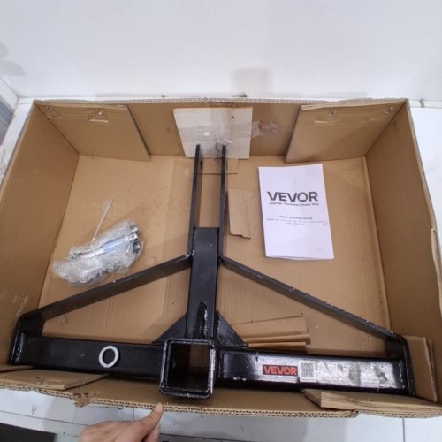 3 POINT HITCH RECEIVER - 2" - UNIVERSAL FIT - BLACK (MODEL: S-05) image 2