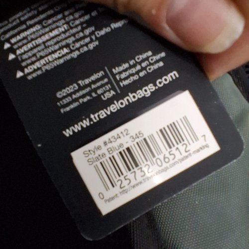 TRAVELON ANTI-THEFT BACKPACK - SLATE BLUE (MODEL: A3412) image 2
