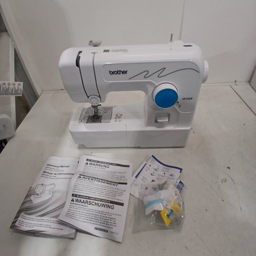 BROTHER MECHANICAL SEWING MACHINE - WHITE - (MODEL: JX1420) image 2