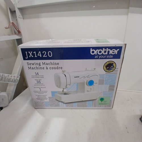 BROTHER MECHANICAL SEWING MACHINE - WHITE - (MODEL: JX1420) image 6
