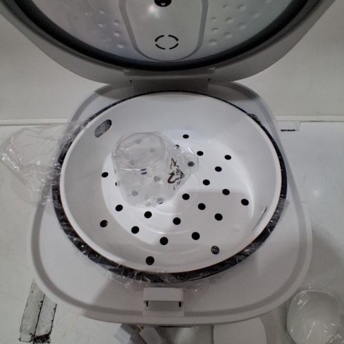 SALTON MULTIFUNCTION MICOM RICE COOKER - 20 CUPS - WHITE (MODEL: RC2129WH) image 4