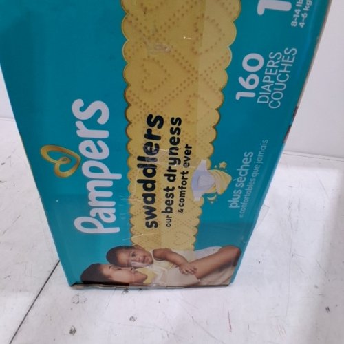 160PK PAMPERS SWADDLERS DIAPERS - SIZE 1 - 8-14LB image 3
