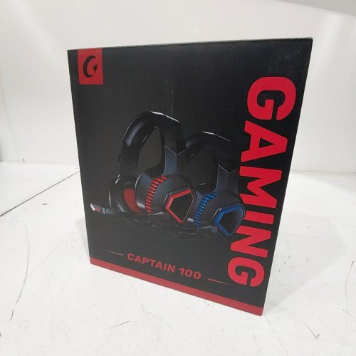 GMRPWNAGE WIRELESS BLUETOOTH NOISE CANCELING GAMING HEADSET - RED / BLACK (MODEL: CAPTAIN 100) image 2