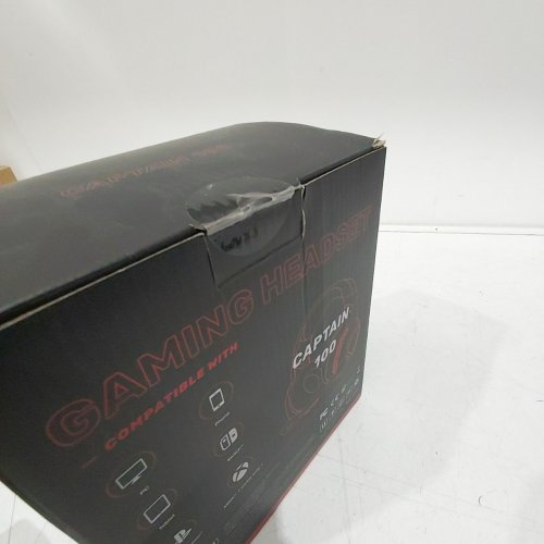 GMRPWNAGE WIRELESS BLUETOOTH NOISE CANCELING GAMING HEADSET - RED / BLACK (MODEL: CAPTAIN 100) image 3