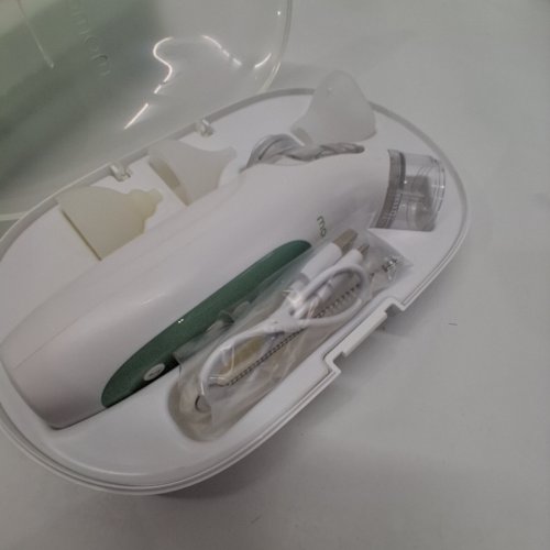 MOMCOZY 2-IN-1 ELECTRIC NASAL ASPIRATOR AND NOSE SUCKER - GREEN/WHITE (MODEL: BN007) image 4