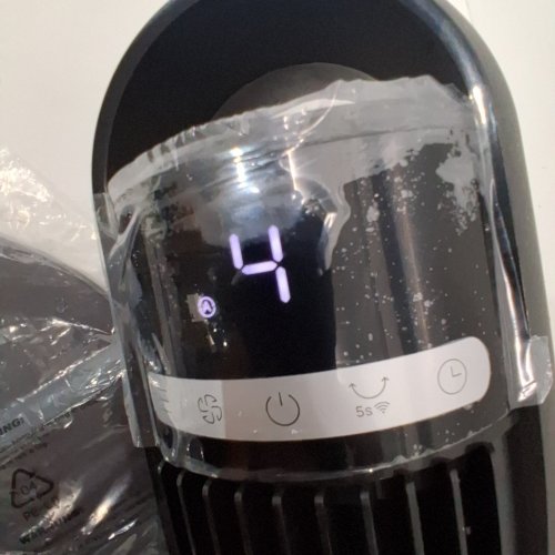 DREO OSCILLATING SMART TOWER FAN - 4 SPEEDS - 3 MODE - 28DB - 45W - BLACK (MODEL: DR-HTF017S) image 2