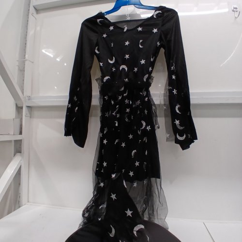 2PC GOODMARK CELESTIAL WITCH COSTUME - MEDIUM (8-10) - BLACK (MODEL: CA35540M) image 3