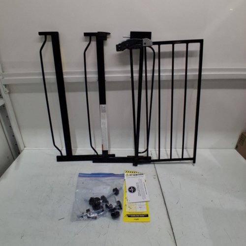 REGALO EASY STEP EXTRA WIDE SAFETY GATE - 29-49" X 30" - BLACK (MODEL: 1164 EB DS) image 2