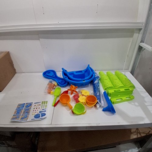 HYES KIDS 3-TIER WATER TABLE SPLASH SAND TABLE WATER TOYS - BLUE (MODEL: 988-863A) image 3