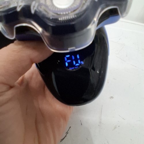 ZYIEA ELECTRIC HEAD SHAVER - 5W, 5 V, 800 MAH, IPX6 - BLUE / BLACK (MODEL: 8780) image 2