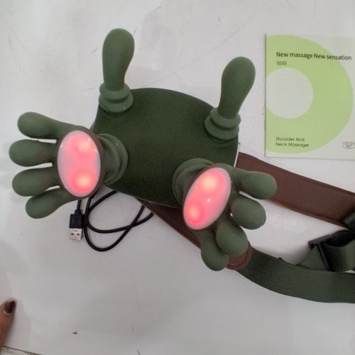 MASSAGE MASTER SHOULDER AND NECK MASSAGER - GREEN (MODEL: N7) image 2