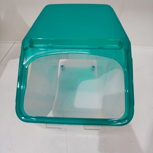 STARFRIT LOCK & LOCK PLASTIC FLIP TOP CONTAINER - 12L - CLEAR image 3