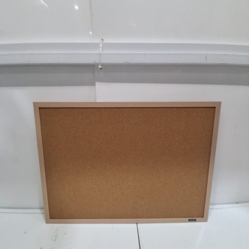 QUARTET CORK BULLETIN BOARD - 17" X 23" - BLACK/SILVER image 2