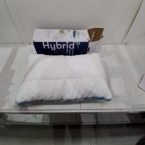SIMBA HYBRID CUSTOM COMFORT PILLOW - QUEEN (18" X 28") - WHITE (MODEL: SIMBA-HYBRID-PILLOW-INN) image 3