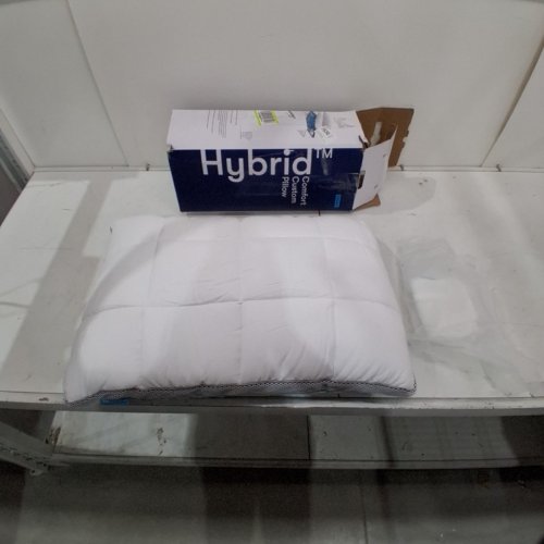 SIMBA HYBRID CUSTOM COMFORT PILLOW - QUEEN (18" X 28") - WHITE (MODEL: SIMBA-HYBRID-PILLOW-INN) image 4