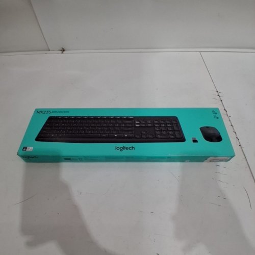 2PC LOGITECH WIRELESS KEYBOARD AND MOUSE COMBO - BLACK (MODEL: MK235) image 4