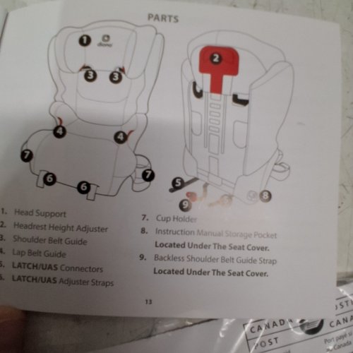 DIONO CAMBRIA 2 XL DUAL LATCH CONNECTORS 2-IN-1 BELT POSITIONING BOOSTER SEAT HIGH BACK & BACKLESS BOOSTER - PINK (MODEL:31212-NA-01) image 4