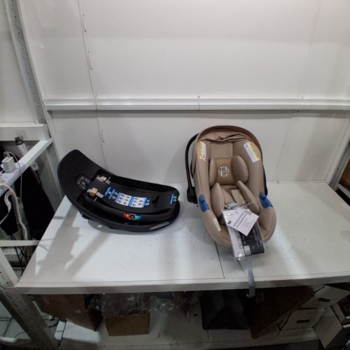 CYBEX GOLD ATON G SWIVEL CAR SEAT WITH BASE - 180° ROTATION - ALMOND BEIGE - (MODEL:524002647) image 3