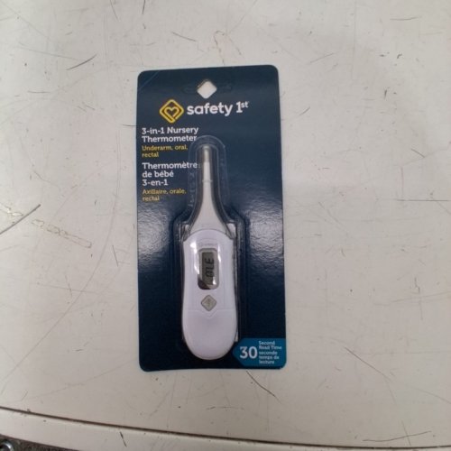 SAFETY 1ST 3-IN-1 NURSERY THERMOMETER - WHITE (MODEL: TH075) image 2