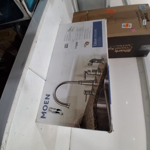 MOEN ONE HANDLE HIGH ARC KITCHEN FAUCET SPOT RESISTANT - STAINLESS STEEL (MODEL:87042SRS) image 5