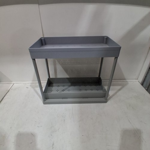 2PK UNDER SINK ORGANIZER - GRAY image 3