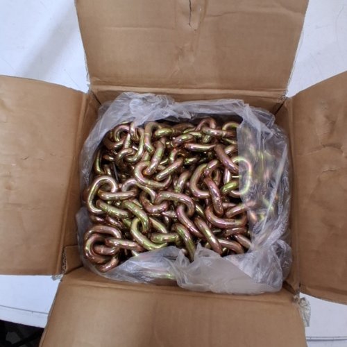 TRANSPORT BINDER CHAIN / TOW CHAIN WITH GRAB HOOKS - 7100LBS LOAD LIMIT - 3/8" X 20FT (MODEL: ZG 3/8 - 01) image 2