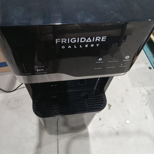 FRIGIDAIRE 3-IN-1 BOTTOM LOAD HOT/COLD WATER COOLER BUILT-IN BULLET ICE MAKER - 50 GAL - BLACK (MODEL: EFWC534-BLACK) image 2