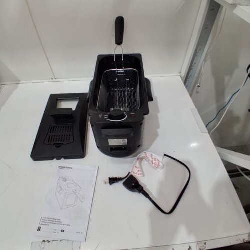 AMAZONBASICS ELECTRIC DEEP FRYER - 3L CAPACITY - STAINLESS STEEL (MODEL: ‎DF7710B-UL) image 3
