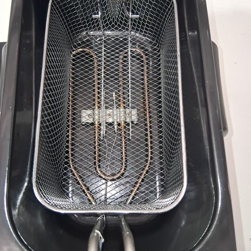 AMAZONBASICS ELECTRIC DEEP FRYER - 3L CAPACITY - STAINLESS STEEL (MODEL: ‎DF7710B-UL) image 4