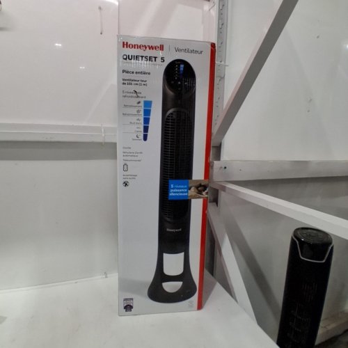 HONEYWELL QUIETSET 5 SPEED TOWER FAN - 40" - 120V - BLACK (MODEL: HYF260BCV1) image 4