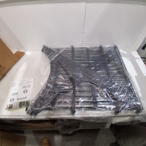 15 PANEL ANIMAL BARRIER FENCE - 32" - BLACK image 2