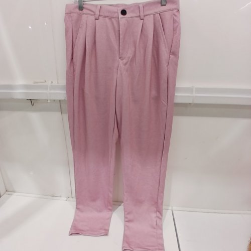 2PC MEN'S Slim Fit Suit Set - SMALL - PINK image 3