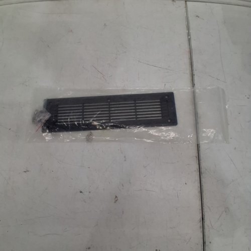RECTANGULAR AIR VENT LOUVER FOR RV BUS TRAILER KITCHEN CABINET - 12" X 3" - BLACK image 3