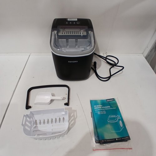 EUHOMY COUNTERTOP ICE MAKER - MAKES 26LBS/DAY - BLACK (MODEL: IM-06D) image 5