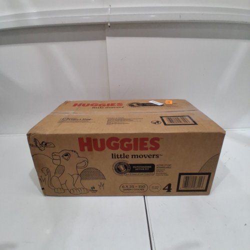 100PK HUGGIES LITTLE MOVERS DISPOSABLE DIAPERS - SIZE 4 (22-37LB) - DISNEY BABY LION KING (MODEL: 5631501) image 2