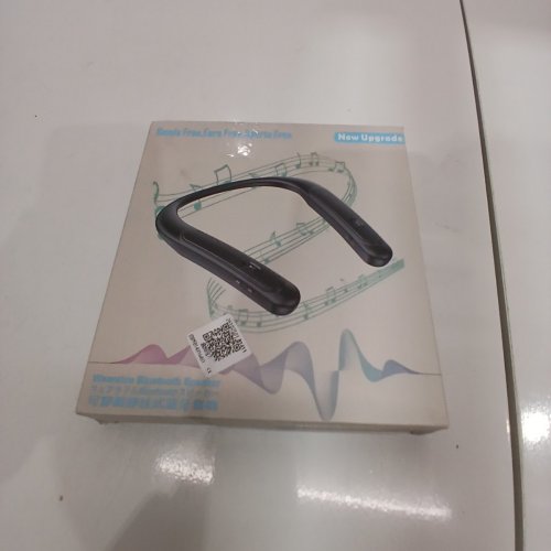 GARDWAY NECKBAND WEARABLE BLUETOOTH HEADPHONES - OSFM - BLACK - (MODEL: BBH-939) image 4