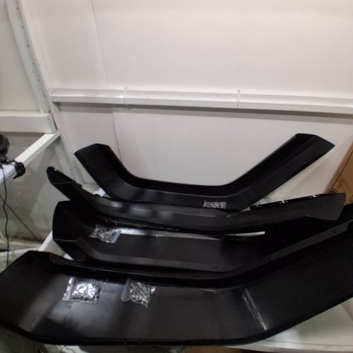 4PC PLASTIC FENDER KIT - FITS VARIOUS JEEP MODELS - BLACK image 2