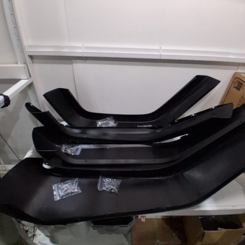 4PC PLASTIC FENDER KIT - FITS VARIOUS JEEP MODELS - BLACK image 3