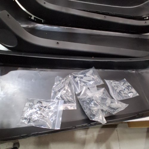 4PC PLASTIC FENDER KIT - FITS VARIOUS JEEP MODELS - BLACK image 5
