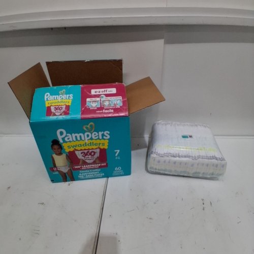 30PK PAMPERS SWADDLERS 100% LEAKPROOF 360 PULL-ON DISPOSABLE DIAPERS - SIZE 7 image 4