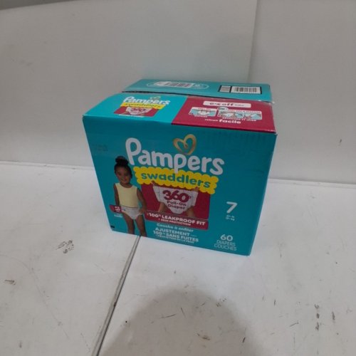 30PK PAMPERS SWADDLERS 100% LEAKPROOF 360 PULL-ON DISPOSABLE DIAPERS - SIZE 7 image 5