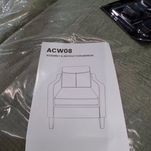 COLAMY MODERN ACCENT CHAIR WITH FOLDABLE SIDE TABLE - GREEN (MODEL: ACW08) image 5
