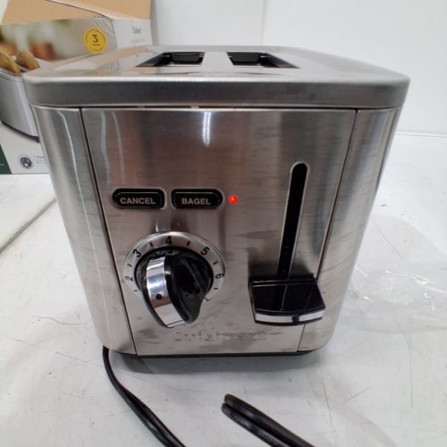 CUISINART WIDE-SLOT TOASTER - 2 SLICE CAPACITY - STAINLESS STEEL (MODEL: CPT-12C) image 2