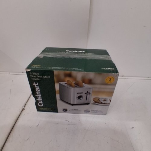 CUISINART WIDE-SLOT TOASTER - 2 SLICE CAPACITY - STAINLESS STEEL (MODEL: CPT-12C) image 5