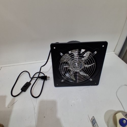 EXHAUST FAN - 80W, 500CFM THROUGH-WALL INSTALLATION VENTILATION FAN, 110V - STAINLESS STEEL - (MODEL: FD-200-2) image 3