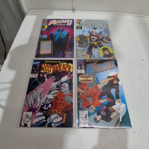 4 ASSTD MARVEL, AND DC COMIC BOOKS - SLEEPWALKER #8, THE DESTROYER #2, SUPER SOLIDER #1, ROBIN II #1 - VARIOUS AUTHORS image 2